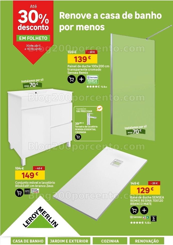 Antevisão Folheto LEROY MERLIN Promoções de 30 abril a 16 junho